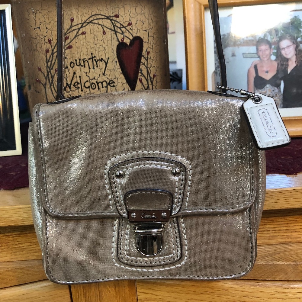 Coach Crossbody Metallic Hangtag Included Early 2000s